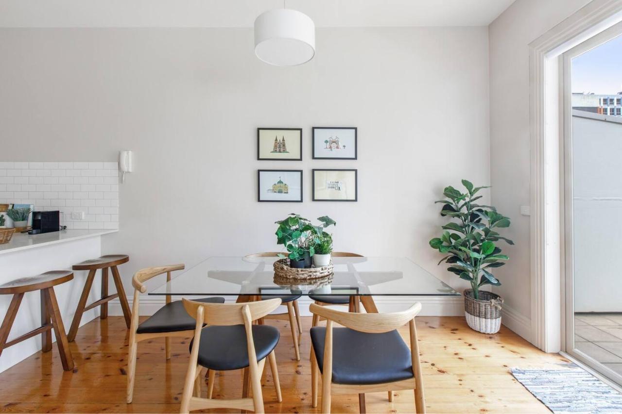 Flinders Lane Solace - Double Storey Heritage Gem ملبورن المظهر الخارجي الصورة